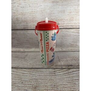 Toy Story Alien Pizza Planet Tumbler Travel Sipper Cup w/ Lid & Straw Disney